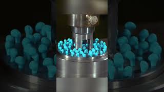 NonNewtonian Fluid vs Hydraulic Press Incredible Physics 😱💥🔥satisfying hydraulicpress viral [upl. by Sucitivel983]