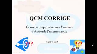 QCM CORRIGE [upl. by Notnilc]