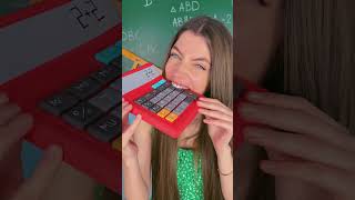 Edible Calculator 🎂 Sneak Food Into Class shorts [upl. by Bree]