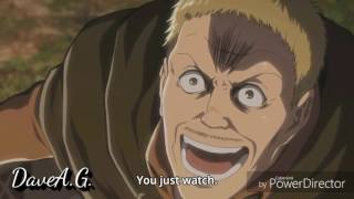 Attack on titan season 2 Hannes vs smiling titan EditedHD [upl. by Etsyrk167]