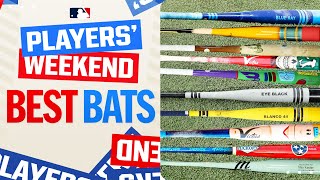 The COOLEST bats and the BIGGEST homers of MLB Players Weekend Who had the best bat [upl. by Avlis]