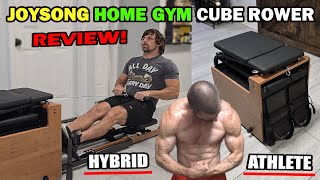 Rowing My Way to PEAK Hybrid Athlete  JOYSONG Home Gym Cube Rower Review [upl. by Ridglea]