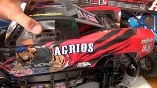 Paint Job on a Lexan RC Car Body  Tamiya Agrios [upl. by Giule825]