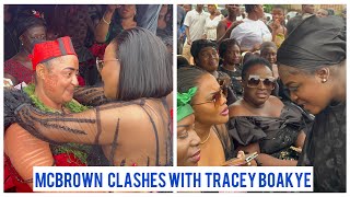 Tracey Boakye amp Nana Ama Mcbrown clash at Matilda Asare’s FuneralBoth Shut down Kumasi🔥 [upl. by Anerys]