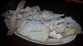 Ricetta BugieChiacchiereFrappe per Carnevale cotte al forno [upl. by Lerred279]