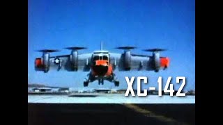 XC142 Tiltwing Experimental VTOL Aircraft [upl. by Garcon118]