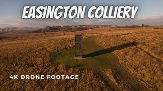 Easington Colliery January 2022 4K DRONE FOOTAGE [upl. by Adev]