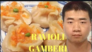 Ravioli cinese di gamberi [upl. by Audwin]