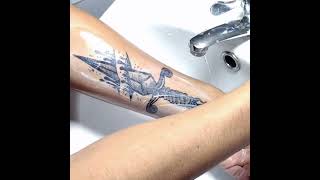 Cuánto dura un tatuaje temporal Prueba del agua y jabón VIDEO TUTORIAL [upl. by Buzz]