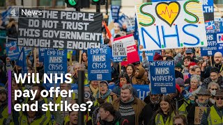 NHS strikes government Uturns with new pay offer [upl. by Netsirc649]