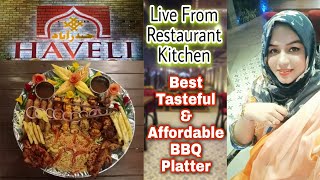 Hyderabad Haveli Restaurant  VLog  BBQ Platter [upl. by Assiruam415]