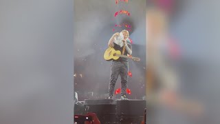 Ed Sheerans gender reveal in KC wasnt quite perfect [upl. by Ohce]