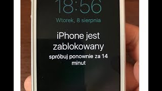 iphone jest zablokowany połącz z itunes  jak odblokować  odblokuj hasło  brak kodu  poradnik [upl. by Ahsoym]