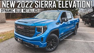 2022 Sierra Elevation in Dynamic Blue Metallic Looks AMAZING [upl. by Klein]