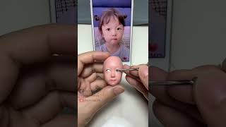 Clay Artisan JAY ：Creating a Sweet Baby Girls Portrait in Clay [upl. by Carlson495]