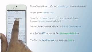 Lycamobile Deutschland  Mobiles Internet Einstellungen für iPhone [upl. by Yanrahs777]