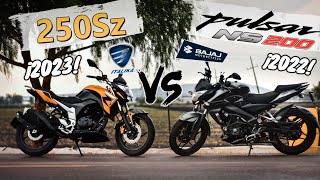 ¡NO AGUANTÓ NI EL ARRANQUE🥲💔 😱250SZ 2023 vs PULSAR NS200🔥😰  Aguacate Motovlogs [upl. by Natanoy323]