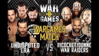 The Undisputed Era vs Ricochet Dunne amp The War Raiders [upl. by Ruder]