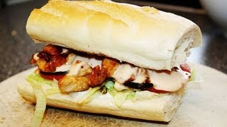 REZEPT CHICKEN TERIYAKI SUB  SANDWICH  schnell amp einfach selber machen [upl. by Yvad]