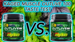 Kaged Muscle Outlive 100 Taste Test  Berry vs Apple Cinnamon [upl. by Tumer323]