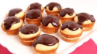 Boston Cream Cupcakes Recipe  Laura Vitale  Laura in the Kitchen Episode 737 [upl. by Colinson]