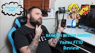 Yaesu FT1D Review Bargain Fusion C4FM Handie Why buy an FT2D [upl. by Orabla]