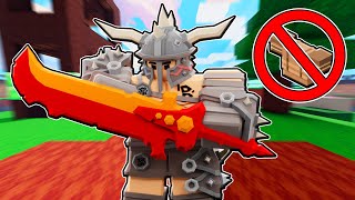 Barbarian Kit With No Armor PRO Gameplay Roblox Bedwars [upl. by Elmira]