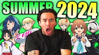 Rapper Reacts to ANIME OPENINGS for THE FIRST TIME  SUMMER 2024🔥 [upl. by Ailekahs]