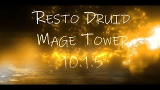 Resto Druid  Mage Tower [upl. by Reginnej]