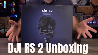 DJI RS2 Pro Gimbal Unboxing [upl. by Enidanreb]