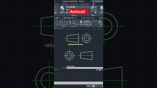 Autocad 1st angle projection drawing  Cad by Ankit  autocad [upl. by Aneed49]