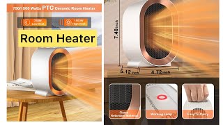 Eopora PTC Room Heater 1500w  Room Heater  Beat Room Heater For BedRoom [upl. by Nerraj670]