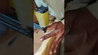 Staple gun for woodworking  Staple gun for use sofa poshing woodworking viralvideo [upl. by Leunas]