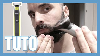 Comment faire un dégradé de barbe facilement avec le ONEBLADE   TUTO [upl. by Plume]