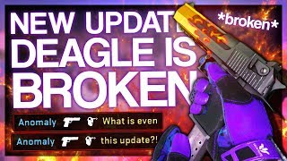 NEW CSGO UPDATE BROKE THE DEAGLE 100 JUMP ACCURACY [upl. by Silrak]