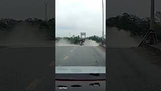 Shocking moment busy bridge COLLAPSES in northern Vietnam [upl. by Dami710]