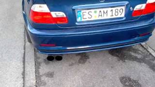 BMW e46 320 Ci Supersport ESD Sound [upl. by Nanaj]