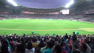 David Warner Switch Hit Ashwin for 6 Crowd View HD [upl. by Nauqed]