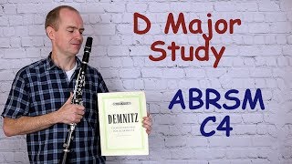 STUDY IN D MAJOR Clarinet Grade 4 ABRSM C4  Demnitz Elementary School 2019 [upl. by Ecadnac]