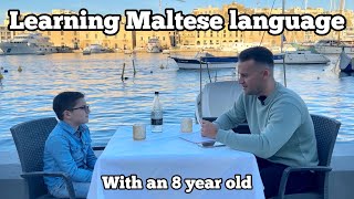 Learning Maltese Language with an 8 year old [upl. by Aimar]