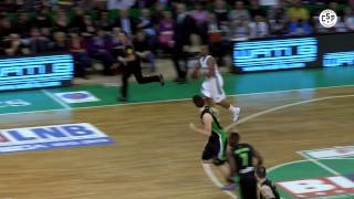 Basketball  France  ProA  incredible 3pts JR Reynolds [upl. by Afrikah]