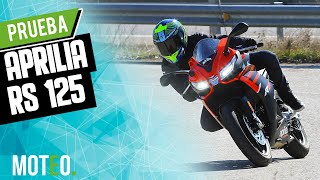 Aprilia RS 125 2022  Prueba y opiniones en español [upl. by Kcuhc]