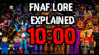 FNAF LORE EXPLAINED IN 10 MINUTES FIVE NIGHTS AT FREDDYS LORE EXPLAINED SIMPLY [upl. by Fanny24]