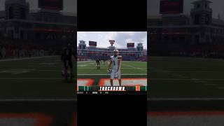 Biggs cooks the CB for 6 collegefootball25 miamihurricanesfootball miamifootball [upl. by Enawyd]