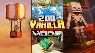 TOP 200 Vanilla Minecraft Mods For 1204  120  Ep 1 2024 ForgeFabric [upl. by Hadleigh]