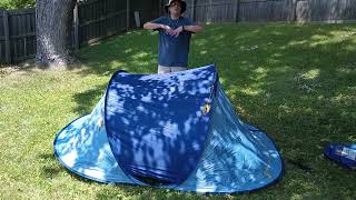 How to Pack Up the Adventuridge 2 Person PopUp Tent [upl. by Etteragram795]