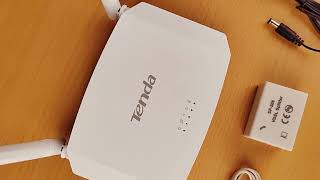 Tenda V300 N300 WiFi VDSLADSL Modem Router  Unboxing [upl. by Froma]