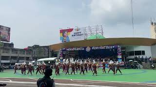 University of Saint Anthony USANT Band amp Majorettes Exhibition  Peñafrancia Festival 2023 [upl. by Ayres27]