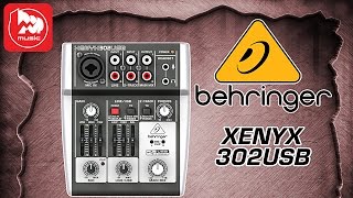 Микшерный пульт BEHRINGER XENYX 302USB [upl. by Daye]