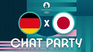 Germany v Japan  Mens Olympic Basketball Tournament Paris 2024  Chat Party ⚡🏀 [upl. by Eetsirk]